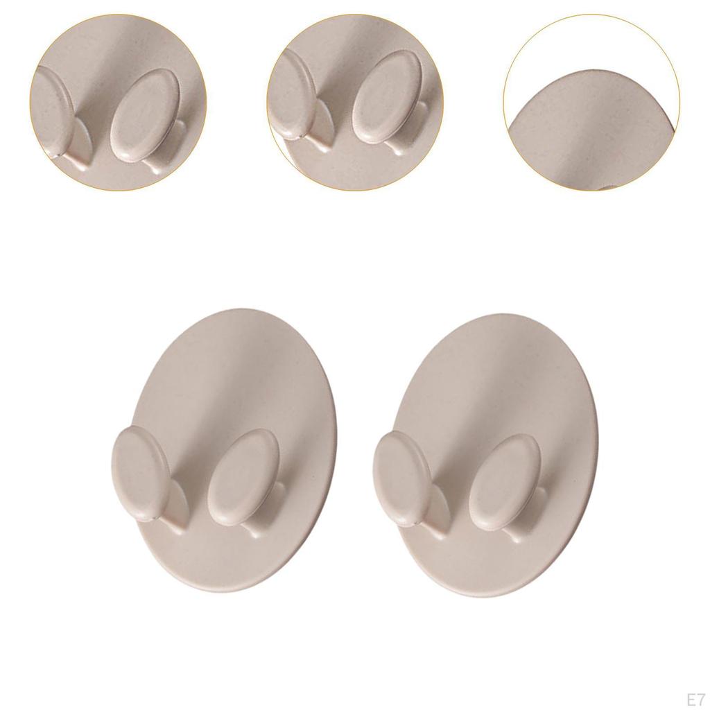 2 Parts Badminton Racket Hook Wall -mounted Racks Easy to Install.