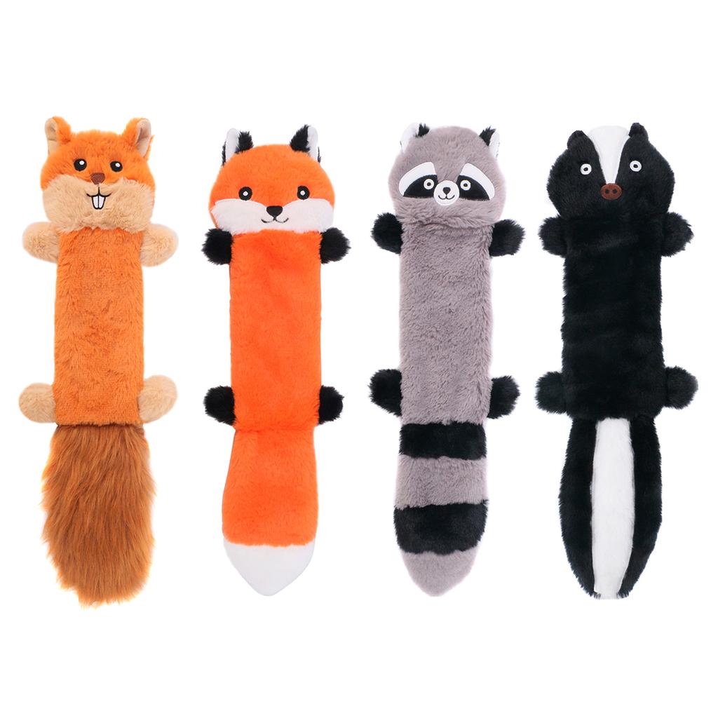 Krásná hračka pro psy ve tvaru zvířete, interaktivní plyšová hračka pro psy ve tvaru přetahované pro středně velké psy