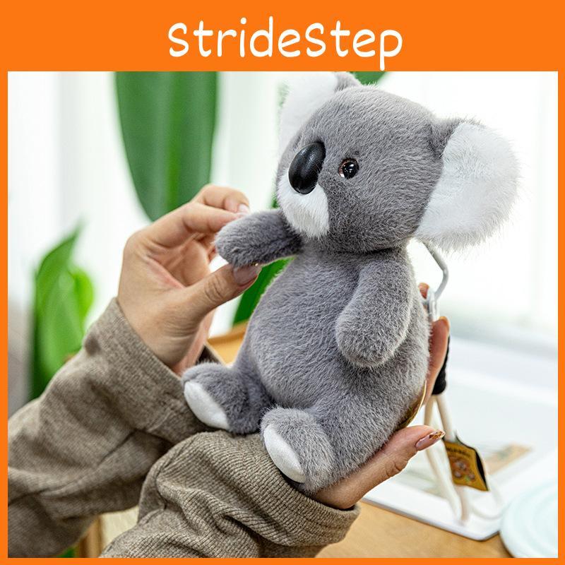 Ruční plyšová hračka Koala na klíčenku s měkkým krátkým plyšem pro děti a jako dárky