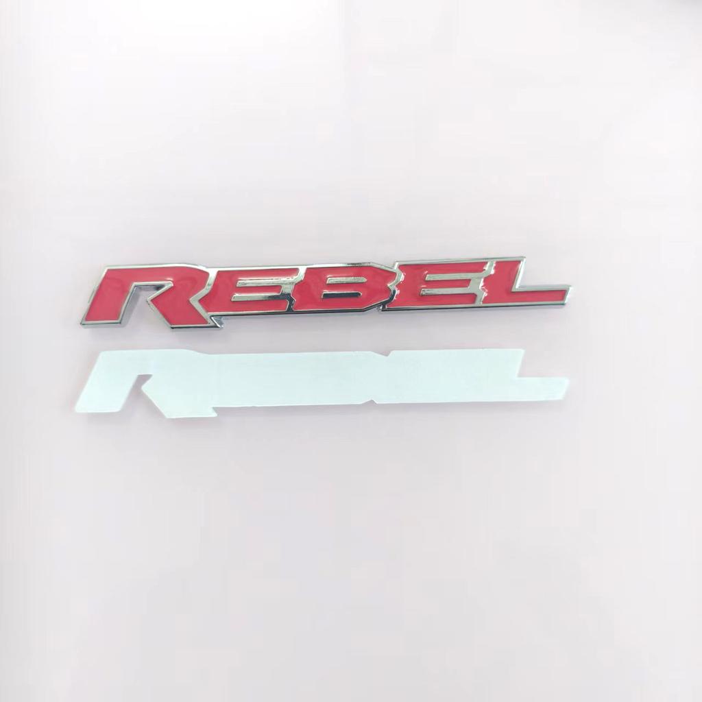 Zinc Alloy Car Emblem, 3D Metal Car Sticker, Letter Badge, Auto Body Rear Trunk Decorative Sticker, Car Exterior Accessories