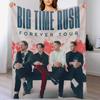 Btr tour btr big time rush btr tour Kuscheldecke Weiche Plüschdecke als Einweihungsgeschenk