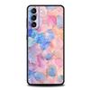 Soft TPU Phone Case For Samsung Galaxy S25 S24 S23 S22 S21 Ultra S20 FE 5G S10 S10E Plus Mandala flower totem Black Cover