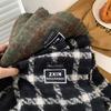 Qiandongge Scarf Women's Winter New Versatile Korean Version of Advanced Sense Thickened Warm Scarf Student Couple Tide