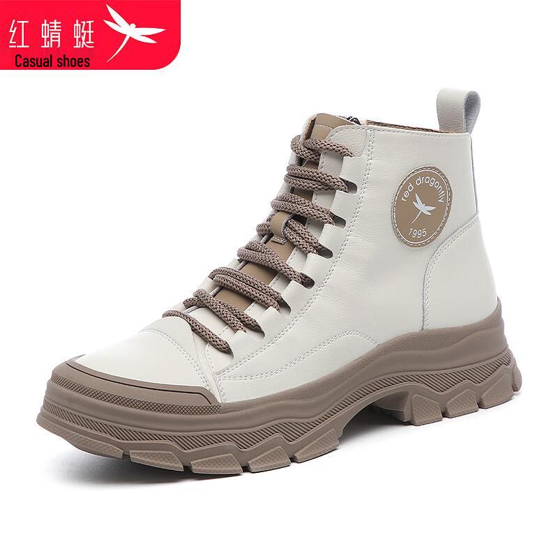 Red Dragonfly Women s British Style Platform Martin Boots 38