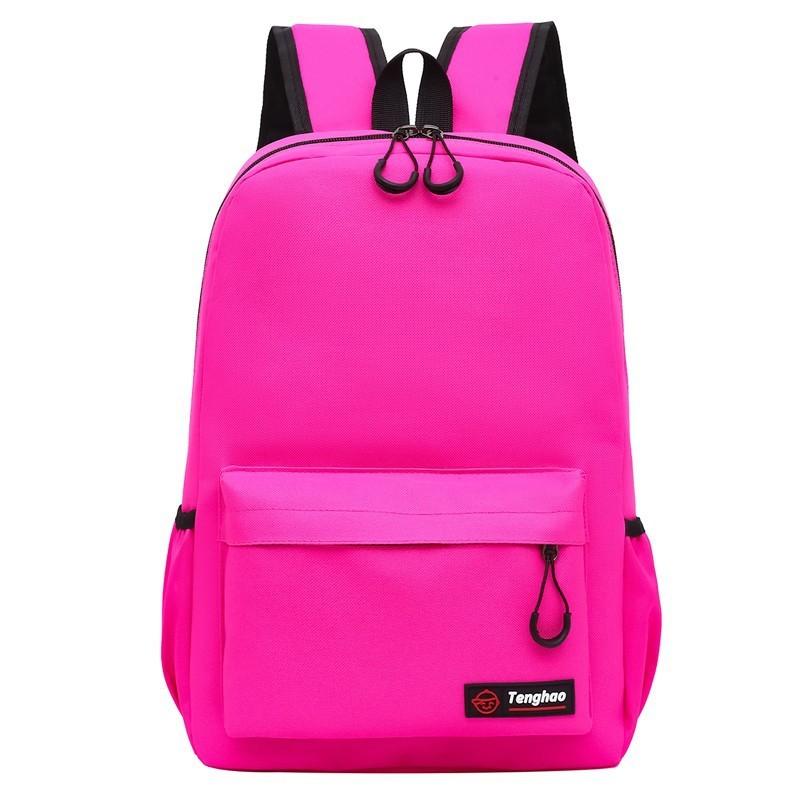 Stylish Oxford Fabric Large Capacity School Backpack For Boys And Girls With Logo Print And Durable Features