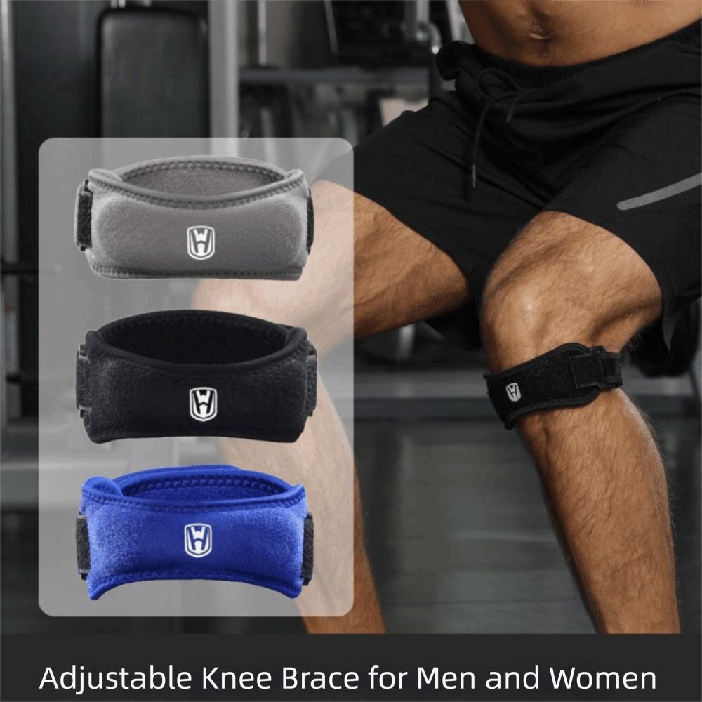 1 Pair Eva Sport Kneepads Compression Knee Band Brace Comfortable Sports Patella Strap  Cycling