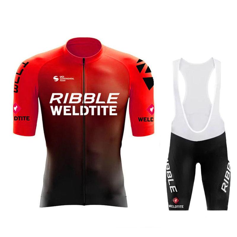 2026 Ribble Weldtite Team Cycling Jersey Set Summer Belgium Bicycle Breathable MTB Bike Clothing Maillot Ropa Ciclismo Uniform Suit