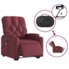 Vidaxl Lift-Up Massage Chair, Electric, Reclining, Red