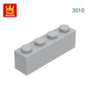Non-Toxic 67Pcs/Lot 3010 1X4 Basic Building Blocks Moc Parts Compatible With Bricks Diy Children Toys Assembly Gift Storage Box