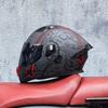 Cyberpunk Style Full Face Helmet DOT Certified Motorcycle Racing Helmet for Street Riding & Motocross