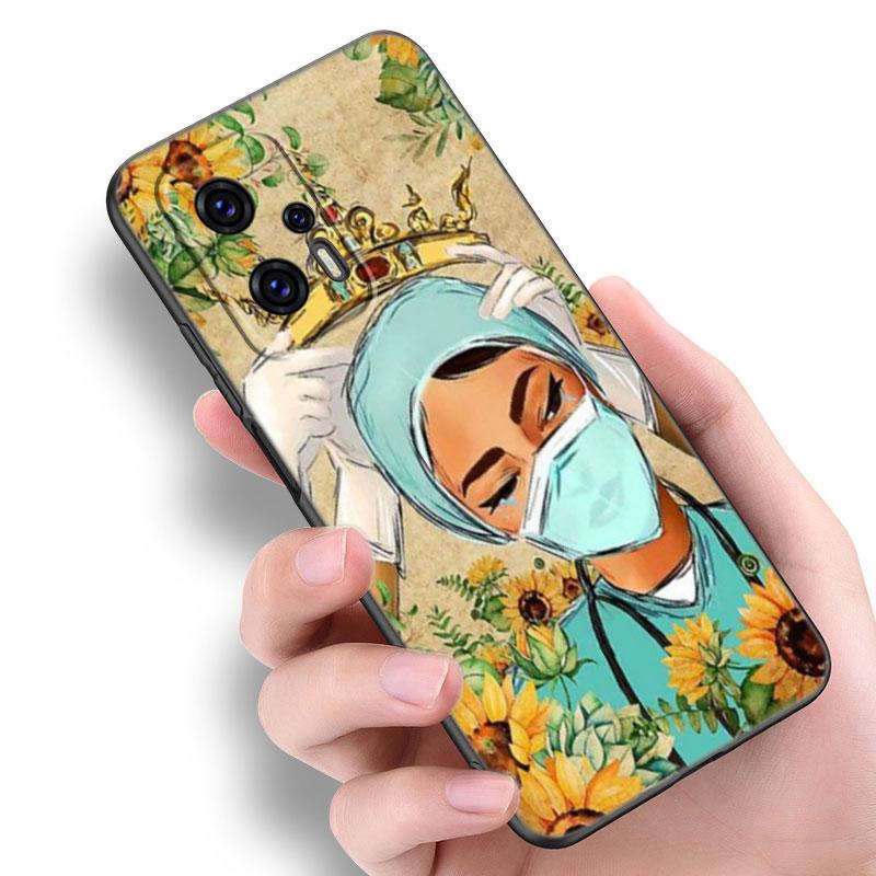 Arzt Krankenschwester Gesundheit Handyhülle Für Xiaomi POCO F2 F3 M2 M3 M4 X3 X4 Pro NFC F4 GT 5G F1 X2 C3 C31 C40 M5S Weiche TPU Schwarze Hülle