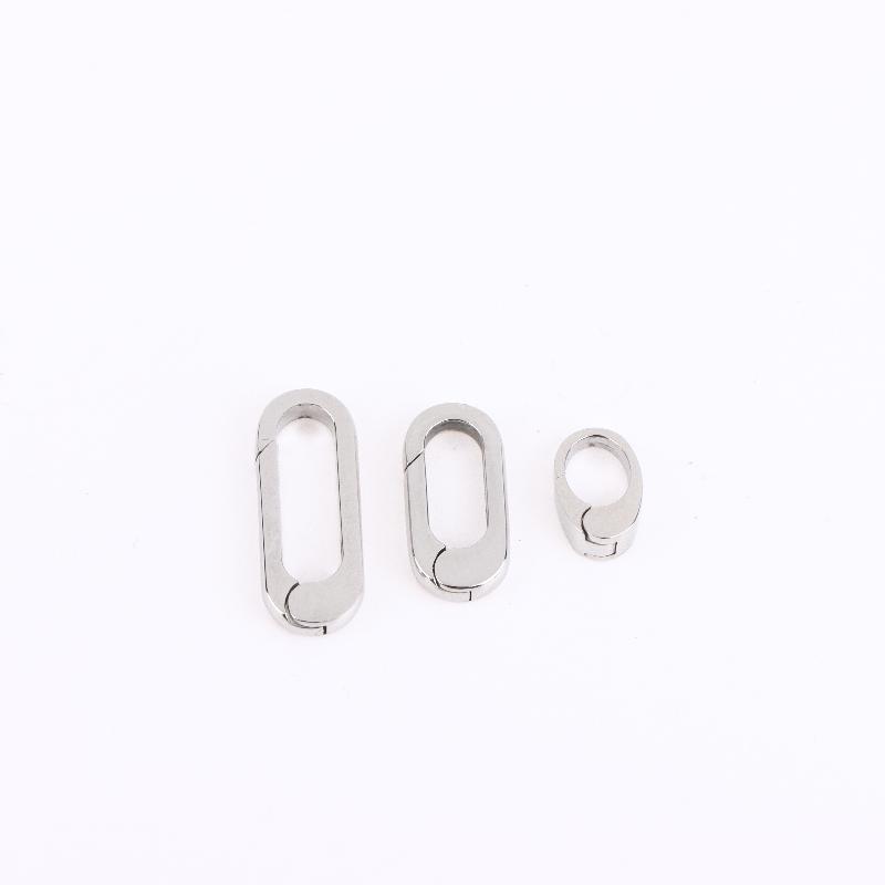 1/2 Peças Conectores de Pulseira de Aço Inoxidável Fivela Fechos Lagosta Gancho de Mola Acessórios Para Fazer Joias Diy