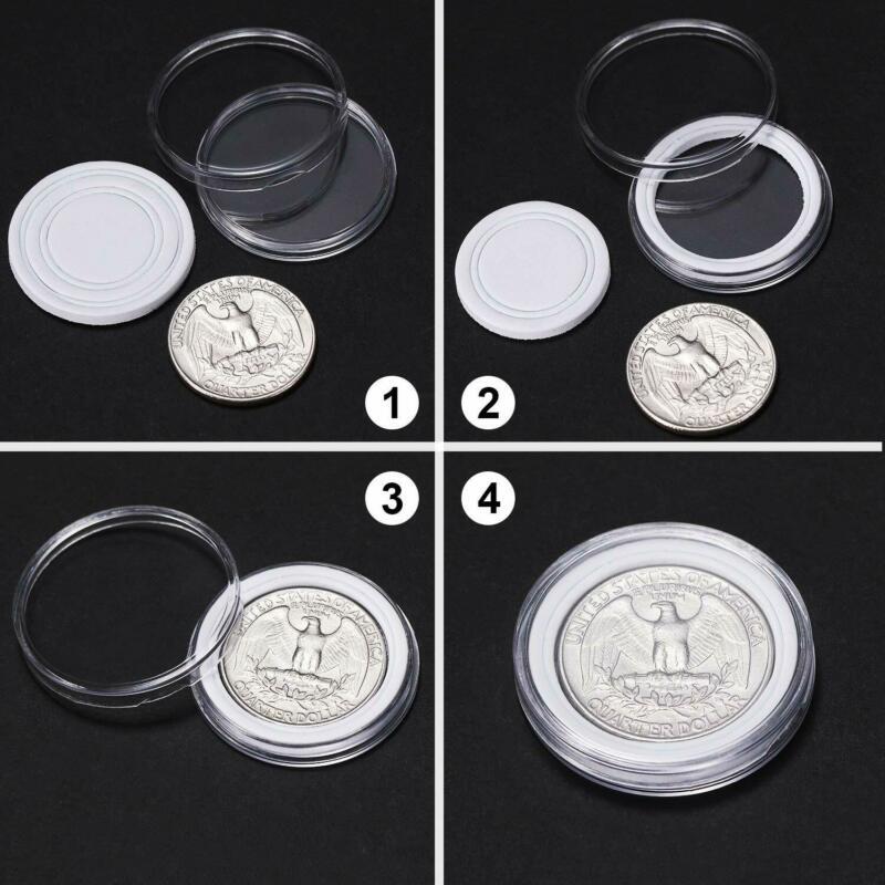 Collections Coin Storage Case Display Organizer Tokens Badges Lightweight