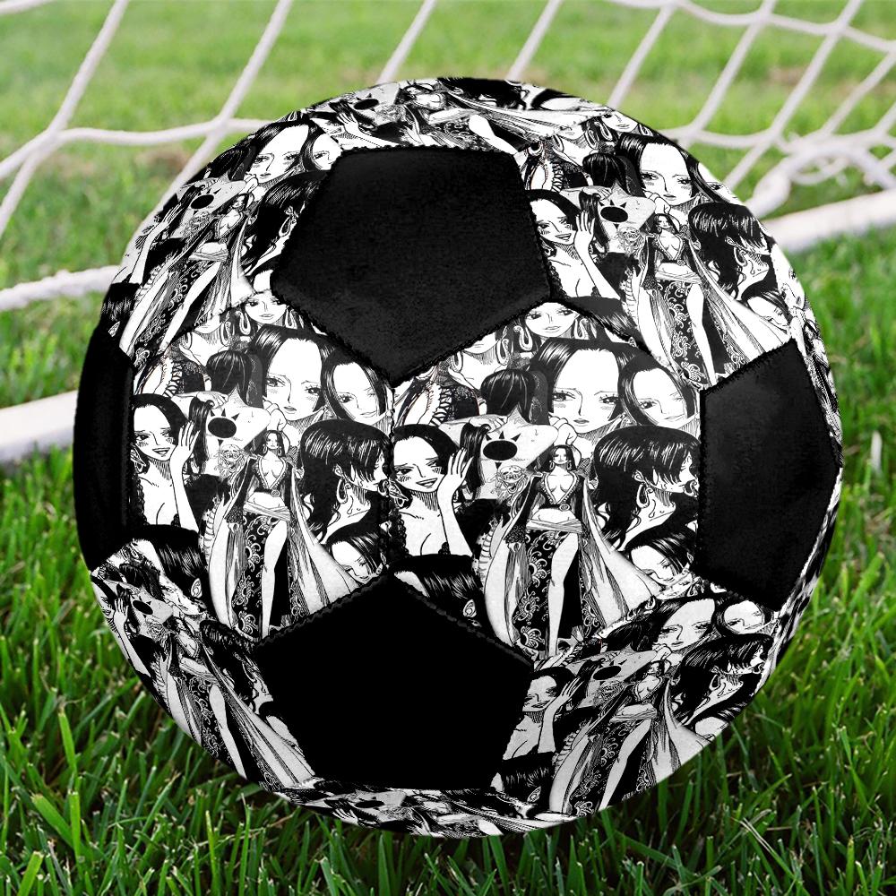 1pc Boa Hancock One Piece Football Soccer Ball Size 5 Indoor Soccer Ball Fashion Colorful Backyard Game -Great For Sports Fans Gift HE55