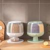 Rotating Rice Bucket Household Insect Proof and Moisture-proof Sealed Rice Box Storage Tank Partition Storage Box