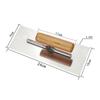 Stainless Steel Corner Trowels corner tool Plastering Trowel Concrete Trowel Drywall Tool Rubber Handle Corner Shaping Trowel