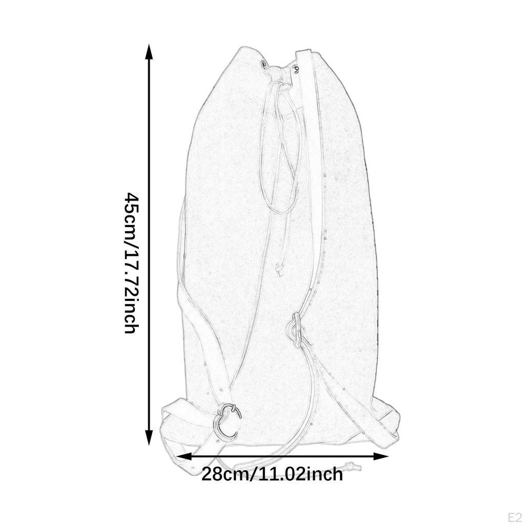 Medieval Backpack Belt Bag for Running Riding Camping Halloween Cosplay Climbing