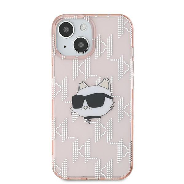 Karl Lagerfeld Klhcp13Mhklpchp Iphone13 6.1 Różowy/Pink Hardcase Iml Choupette Head & Monogram