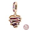Charms camaleonte adatti a braccialetti originali alla moda in argento 925 con zircone, perlina a forma di polpo e tartaruga, ciondolo a forma di farfalla e lucciola, fai da te per realizzare gioielli
