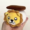 Sushi Zoo - Sushizoo Sushi Leo Lion Plush Mascot Keychain Mix of Sushi and Animals Sleepy Face The Topping Is a Conger Eel That Can Be Removed Fluffy
