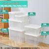 Large Capacity Transparent Plastic Storage Box