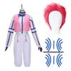Demon Slayer Nakime & Akaza Cosplay Komplettset Kimono Anime Rollenspiel Kostüm