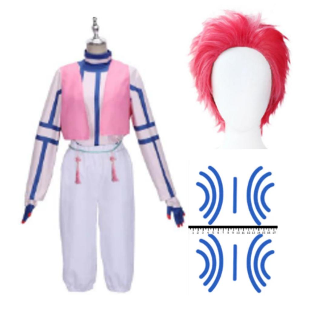 Kimetsu no Yaiba Mitsuri Kanroji Villaggio dei Fabbri Cosplay Yukata Costume con Parrucca