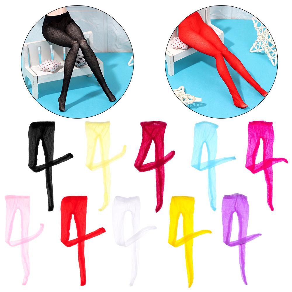Pantyhose Bottoms Socks Mini Elastic leggings Doll Silk Stockings Toys Panty hose Dolls Accessories
