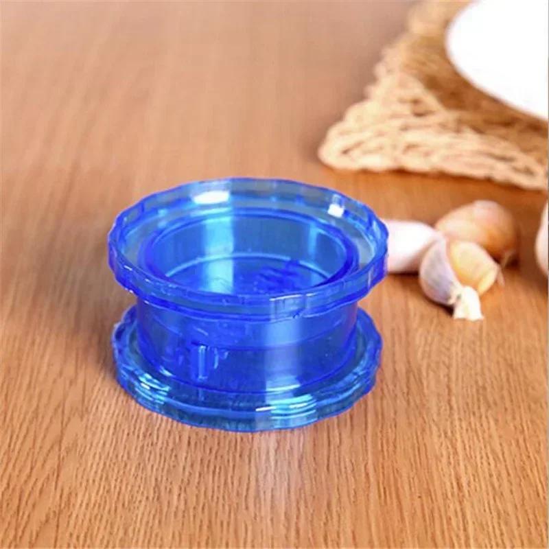 

Бытовая классика Очистка чеснока Дробилка для чеснока Дробилка для овощей Кухонный комбайн Пресс для чеснока Дробилка для валков Измельчитель Посуда Кухонный гаджет синий