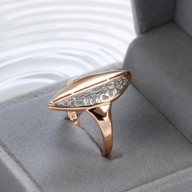 Kinel ethnischer Vintage-Ring aus Roségold für Damen