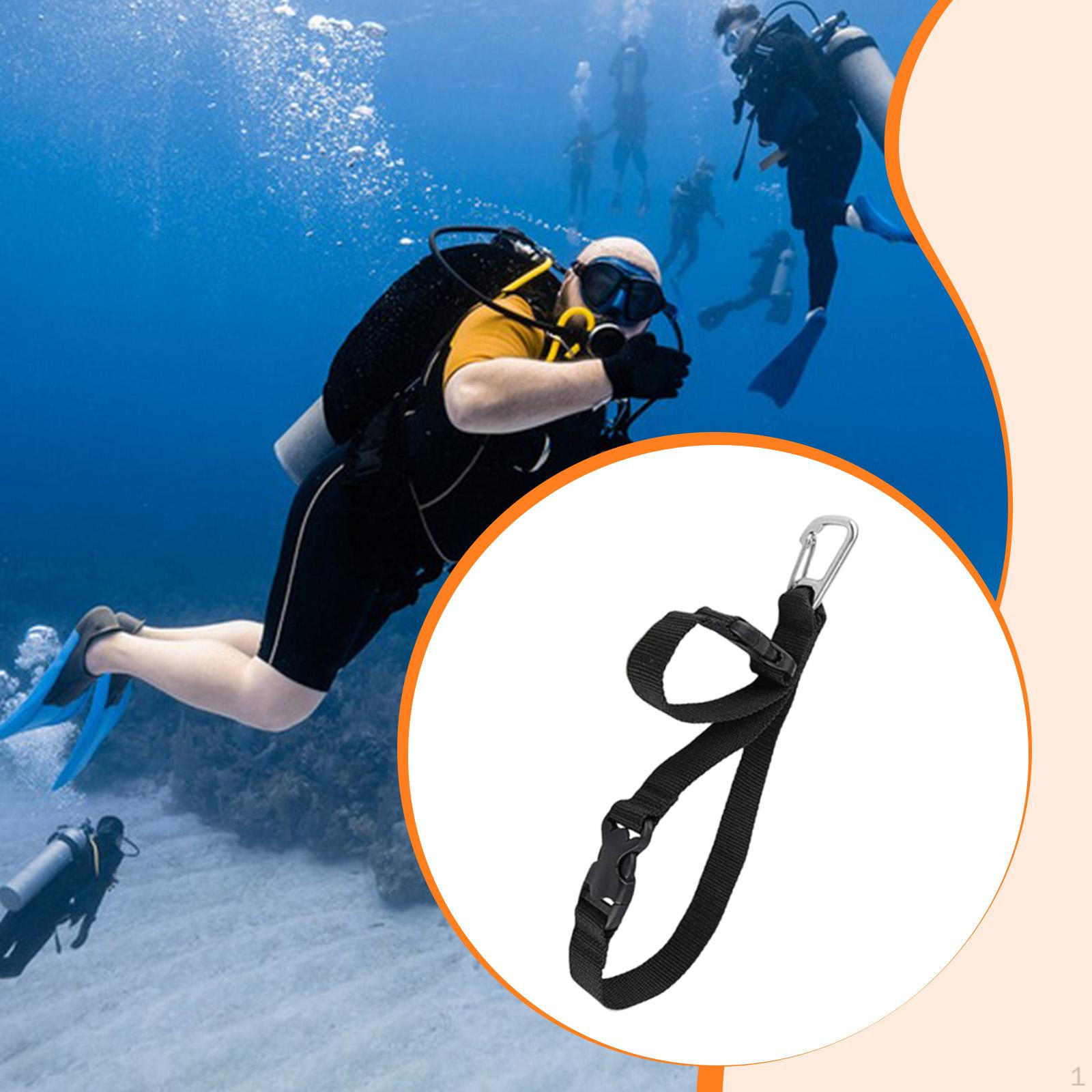 

And Fin Holder with Clip, Nylon Strap for Photography, Fishing, Snorkeling Spearfishing. чорний