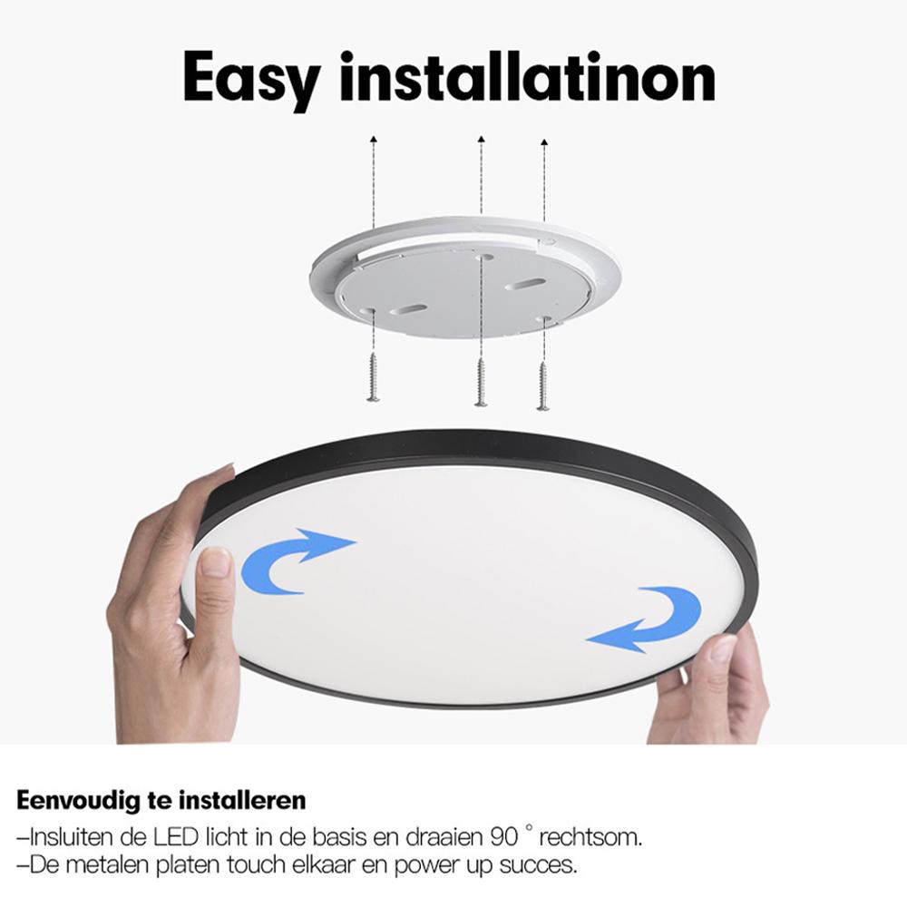 LED stropní lampy Ultratenké designové LED světla Inteligentní lampa Osvětlovací svítidlo do obývacího pokoje Ložnice Kuchyně Chodba Bytové dekorace Lesk