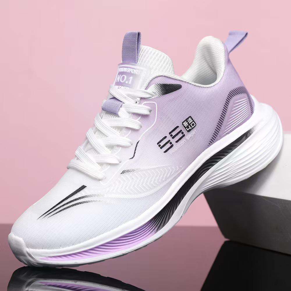 Men's Ultra-Light Breathable Ice Silk Running Shoes with EVA Shock Absorption