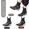 US-Größe Dicke Absatz-Knöchelboots, Europäische & Amerikanische Damen Herbst/Winter, Spitze und Quadratische Zehenpartie, Retro Westernstil.