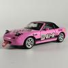 GJ 1/32 Miniature Alloy Diecast Sports Racing Cars Exquisite Models Gift Kid Toy Collection Mazda MX5 Porsche 911 GT3 Mitsubishi