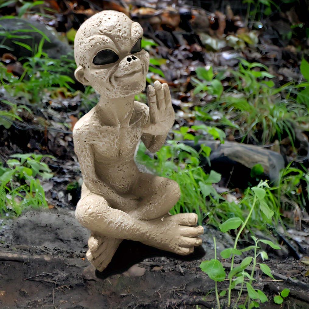 

Украшение из 1 шт., Привет землянам НЛО, Статуя пришельца, Статуя пришельца из космоса, Украшение статуи, Украшение рабочего стола в спальне и гостиной, 1 PC