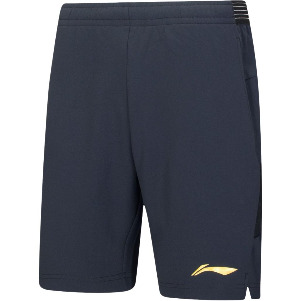 

Li-Ning Solid Color Mid-Rise Breathable Versatile Simple Casual Shorts Men shorts AAPV115-1 M