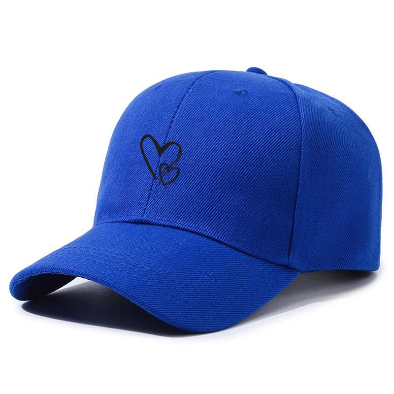 Heart Print Baseball Cap - Men's & Women's Trendy Sun Protection Hat for Outdoor Sports & Casual Wear