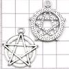 Mixed 15 Silver Alloy Star Pendants & Charms for DIY Bracelets & Necklaces