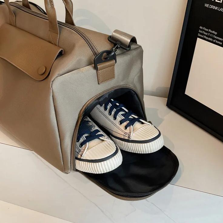 Fashion Korean Style Sports Bag Lightweight Oxford Travel Tote for Gym Swimming Beach Essentials High-capacity Sport Bags