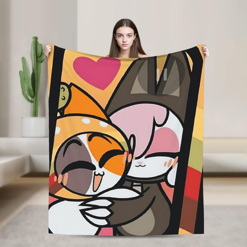Chikn Nuggit Cartoon Anime Super Weiche Decke Plüsch Überwurfdecke Bequeme Outdoor Flanell Bettdecke Sofa Bettbezug