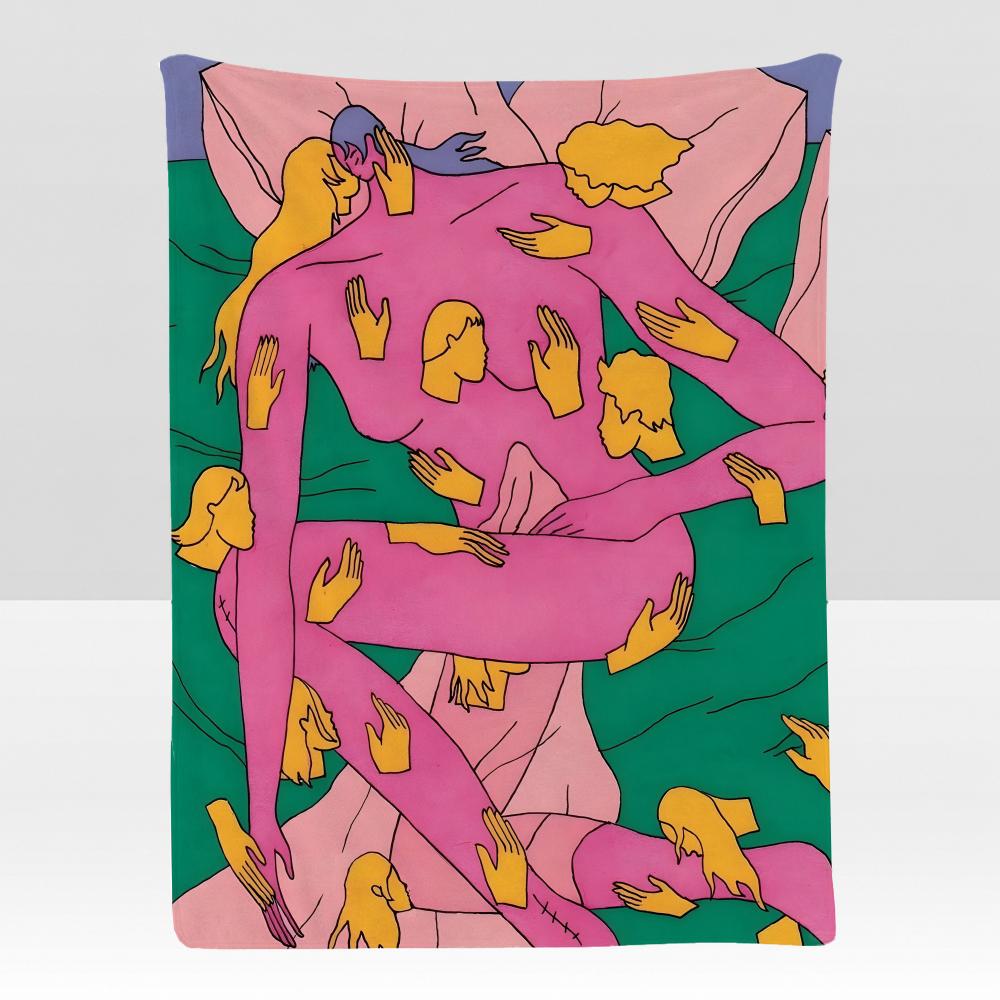 Artist EEvan EMarchi Throw Soft Flannel Blanket for Bed Bedroom Sofa Picnic Throw Skinfriendly Breathable Gift Cover