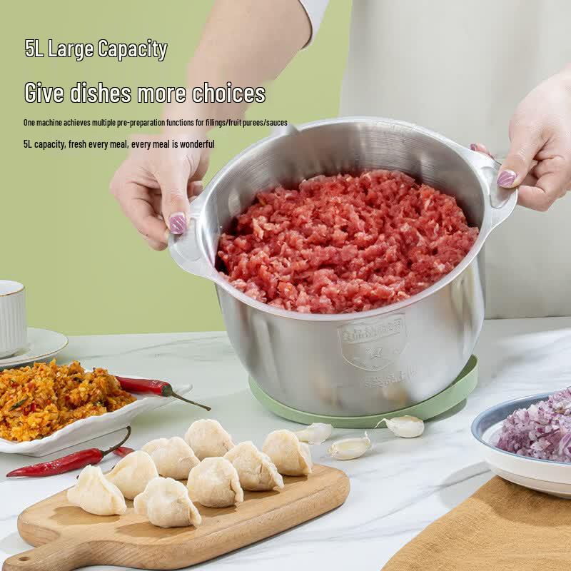 ZISIZ 5L Multi-function Food Processor & Meat Grinder