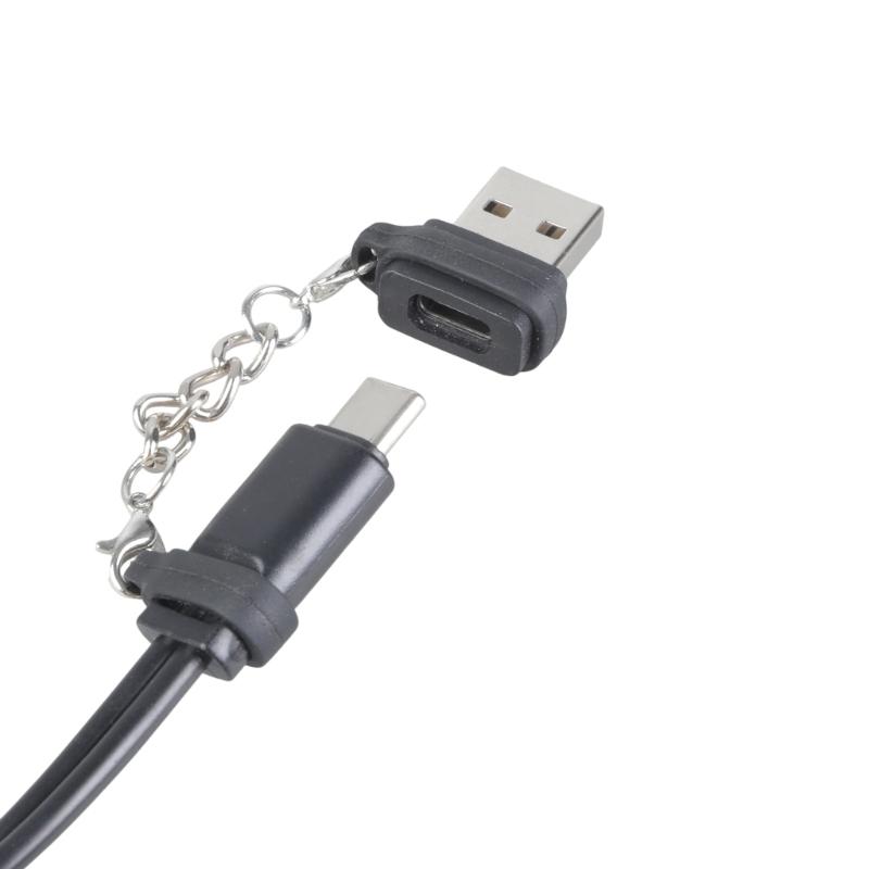 Double USB CREATE Device Cable 5V Power Institution Cord for Mobile Phone Panel Play Devices Travel Accessories