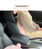 Cartoon Car Headrest Neck Pillow: Cute Plush Winter Lumbar Support for Women