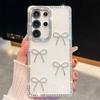 Apple iPhone 11PRO Samsung A11 mobile phone case S11FE/S11 handmade rhinestone with diamond bow