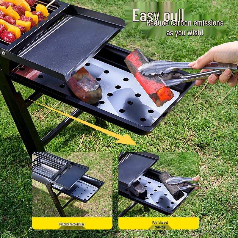 Portable Foldable Charcoal BBQ Grill