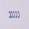 Steel Barbell Fake Labret Piercing Zirconia Lip Clip Non-piercing Lip Clip Cuff Eyebrow nail