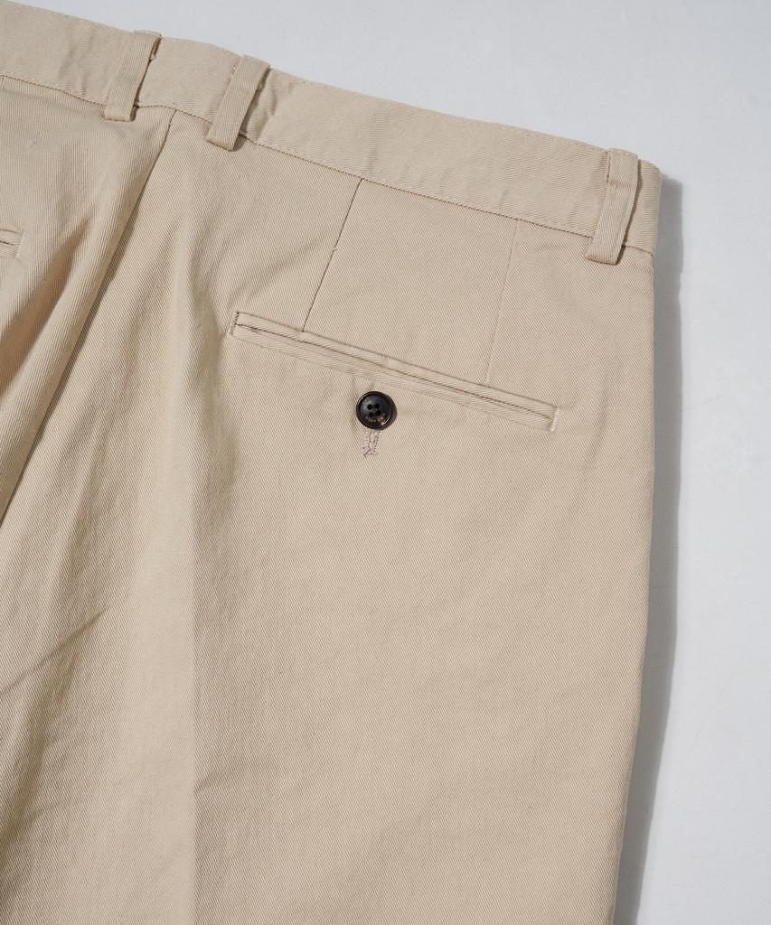 HALBKREIS LAYOUT Cp 306 Washed Tapered Fit Cotton Pants Kh