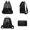 Luxury Women Leather Backpacks For Girls Sac A Dos Casual Daypack Black Vintage Backpack School Bags For Girls Mochila Rucksack Quality